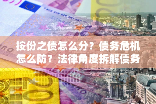 北京按份之债怎么分？债务危机怎么防？法律角度拆解债务分配与风险自保指南