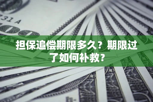 北京担保追偿期限多久？期限过了如何补救？
