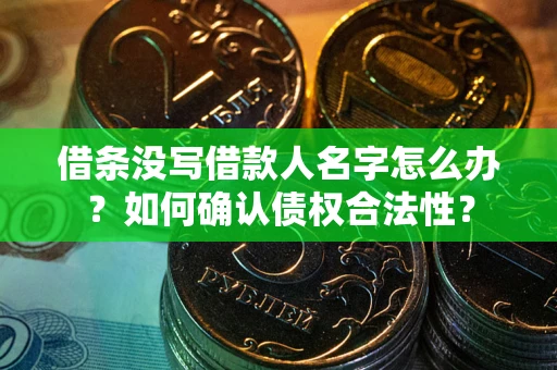 北京借条没写借款人名字怎么办？如何确认债权合法性？